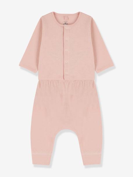 Baby-Set: Jäckchen & Hose PETIT BATEAU, Bio-Baumwolle Oeko-Tex rosa 1