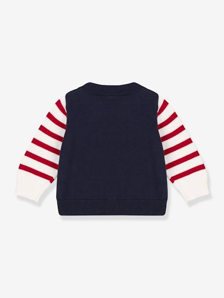 Baby Strickjacke, Baumwolle PETIT BATEAU - wollweiß - 2