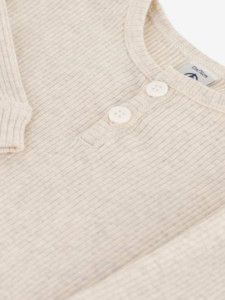 Baby Shirt PETIT BATEAU, Bio-Baumwolle - grau - 2