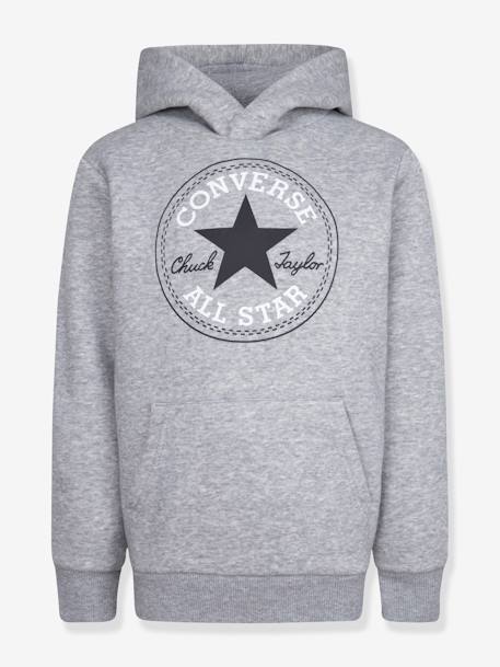 Kapuzensweatshirt CONVERSE grau+marine+rot 1