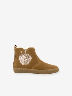 -Kinder Boots PLAY NEW APPLE VELOURS SHOO POM