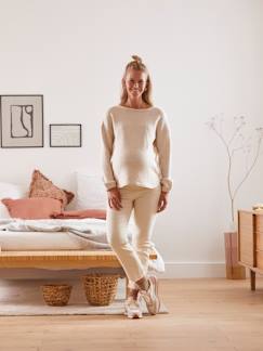 Umstandsmode-Pullover & Strickjacken-Pullover mit Seitenschlitzen, Schwangerschaft & Stillzeit