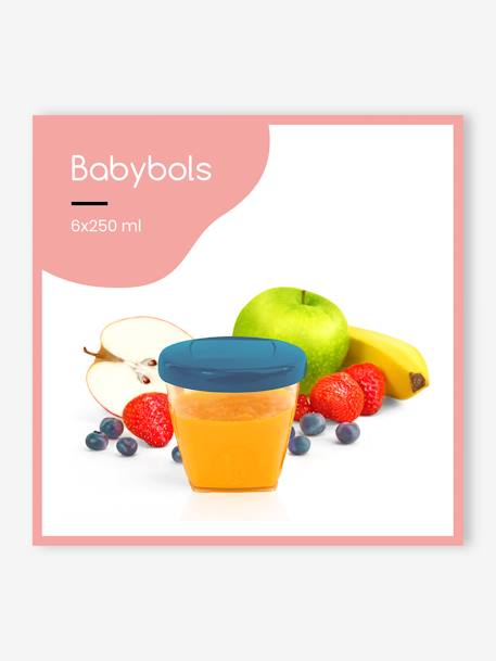 6er-Set Babybrei-Vorratsdosen BABYBOL BABYMOOV, 250 ml farblich sortiert 2