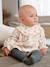 Baby-Set: Musselinkleid & Shorts beige bedruckt 2