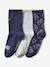 3er-Pack Kinder Socken HARRY POTTER Oeko-Tex blau+grau meliert 2