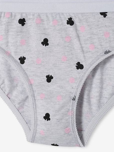 7er-Pack Mädchen Slips Disney MINNIE MAUS rosa/weiß/grau meliert 14