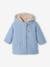 Baby Wintermantel mit Webpelzfutter und Recycling-Polyester - hellblau - 1