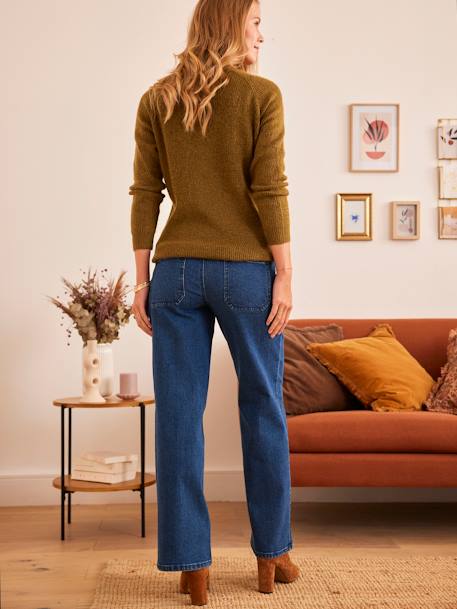 Weite Umstands-Jeans, Schrittlänge 78 cm blau 2