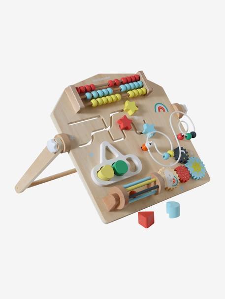 Kinder Activity-Board, Holz FSC® MIX - beige+mehrfarbig - 9