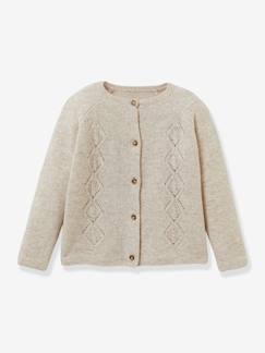 Mädchen Cardigan aus Merinowolle CYRILLUS  [numero-image]