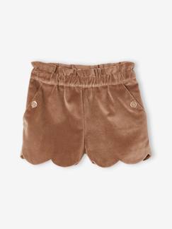 -Mädchen Samt-Shorts