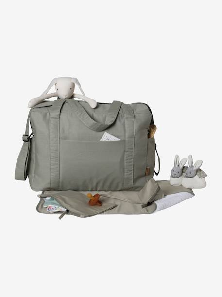 Wickeltasche BILBAO, Leinen-Mix - khaki - 3