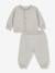 Baby-Set: Strickjacke & Hose PETIT BATEAU weiß 1