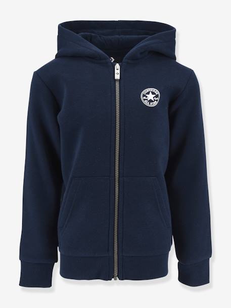 Kapuzensweatjacke CONVERSE - grau+marine - 6