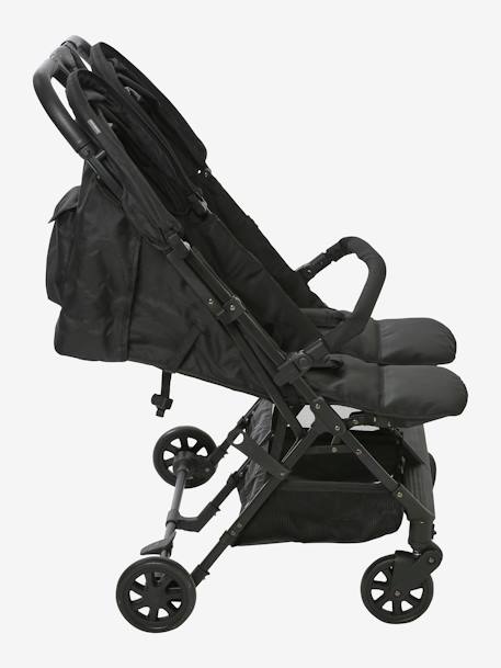 Geschwister-Kinderwagen SPICA schwarz 13