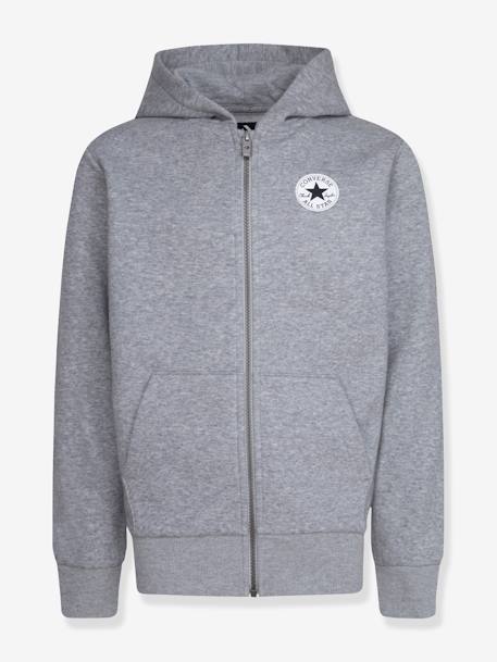 Kapuzensweatjacke CONVERSE - grau+marine - 1