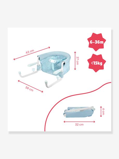 Baby Tischsitz BADABULLE blau 5