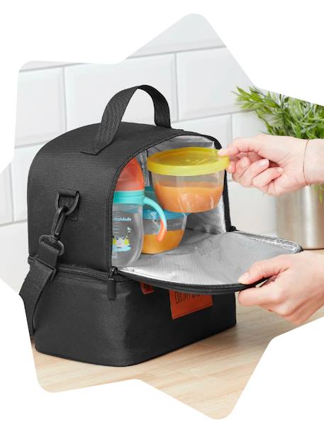 Babybrei-Thermotasche PICK & GO BADABULLE schwarz 2