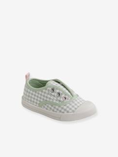 Kinderschuhe-Babyschuhe-Babyschuhe Mädchen-Sneakers-Mädchen Baby Stoff-Sneakers mit Gummizug