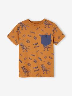 Jungenkleidung-Jungen T-Shirt, Print und Brusttasche Oeko-Tex