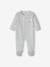 Baby Samt-Strampler, Koala Oeko-Tex beige meliert+grau meliert 12