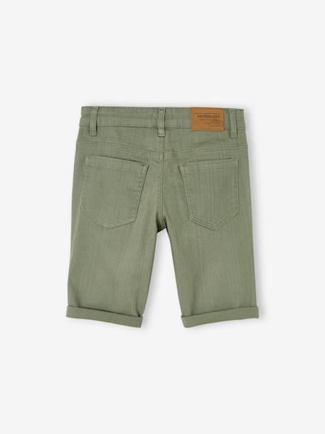 Jungen Shorts Oeko-Tex, Bundweite verstellbar beige+blau gestreift+graublau+grün+hellgelb+koralle+nachtblau+olivgrün 51