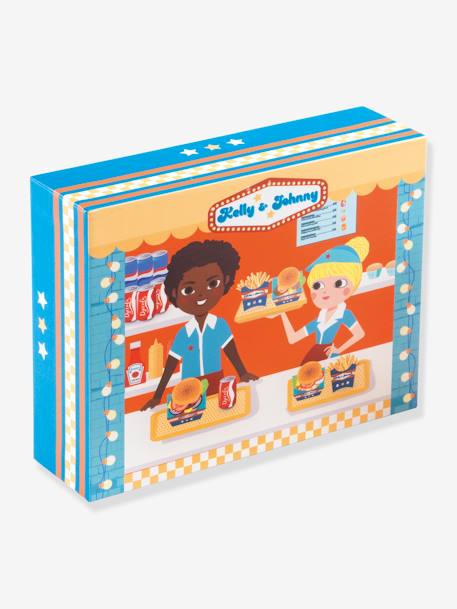 Kinder Spielset 'Kelly & Johnny Burgerrestaurant' DJECO orange 2