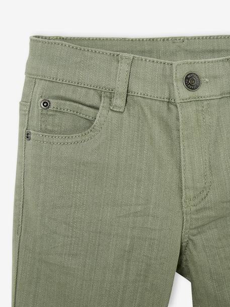 Jungen Shorts Oeko-Tex, Bundweite verstellbar beige+blau gestreift+graublau+grün+hellgelb+koralle+nachtblau+olivgrün 50