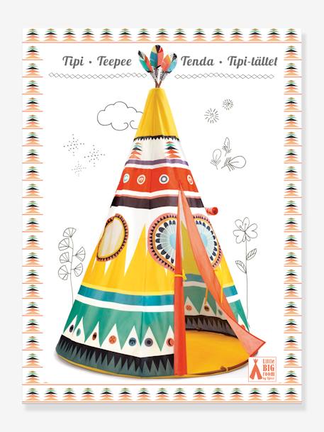 Kinder Spielzelt TIPI DJECO mehrfarbig 2