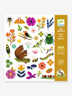 Spielzeug-Kreativität-Sticker, Collagen & Knetmasse-160 Sticker GARTEN DJECO