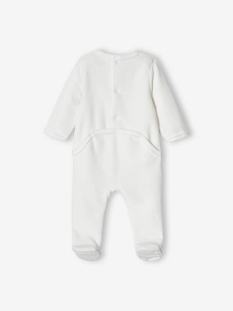 2er-Pack Jungen Baby Samt-Strampler mit Löwen Oeko-Tex - senfgelb - 4