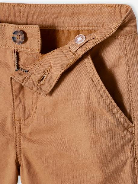 Jungen Chino-Shorts Oeko-Tex, Bundweite verstellbar beige+blau+graublau+grün+rot 2