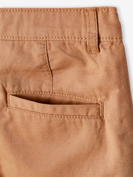 Jungen Chino-Shorts Oeko-Tex, Bundweite verstellbar beige+blau+graublau+grün+rot 3