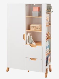 Kinderzimmer-Kindermöbel-Kleiderschränke & Kleiderständer-Kinder Kleiderschrank PIROUETTE mit Bücherregal