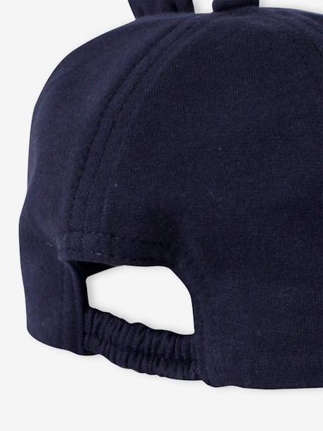 Jungen Cap, Teddy marine+moosgrün 4