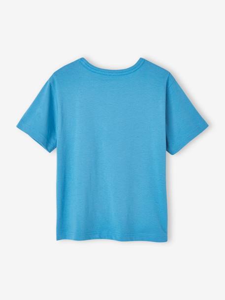 Jungen T-Shirt - grün/yes+hellblau+hellgrau - 7