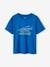 Jungen T-Shirt, 3D-Print - blau+wollweiß - 1