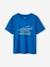 Jungen T-Shirt, 3D-Print blau+wollweiß 1