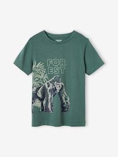 Jungen T-Shirt aus Bio-Baumwolle, Tier-Print  [numero-image]