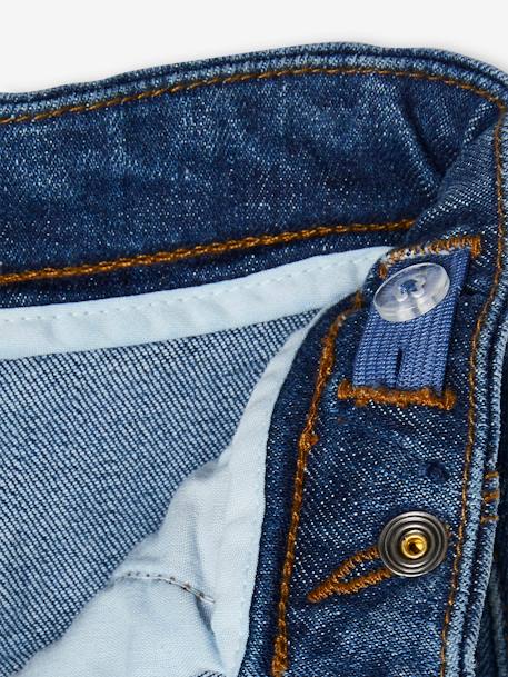 Weite Mädchen Jeans mit Zierknöpfen blue stone 10