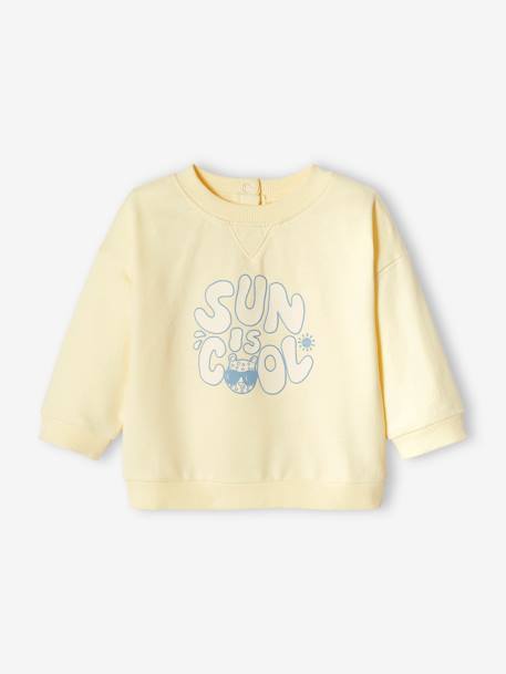 Baby Sweatshirt, bedruckt - hellgelb - 1