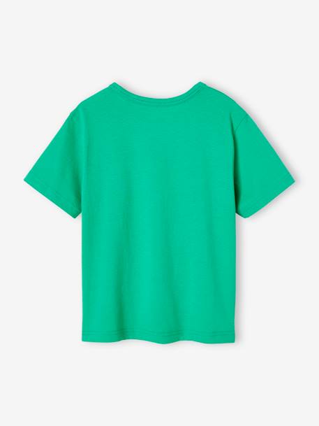 Jungen T-Shirt - grün/yes+hellblau+hellgrau - 3