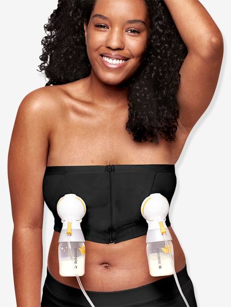 Abpump-Bustier HANDS-FREE MEDELA für die Stillzeit schwarz 1