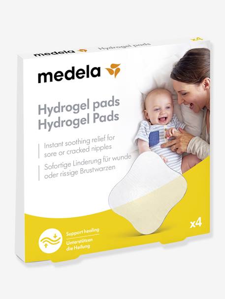 4er-Set Hydrogel-Kompressen MEDELA, Stillzeit transparent 3