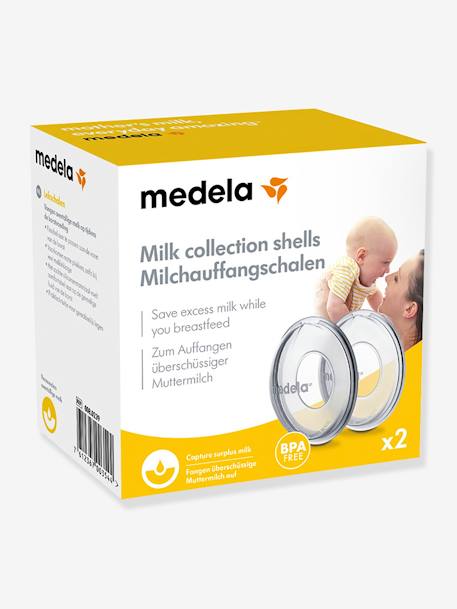 2er-Set Milchauffangschalen MEDELA transparent 2