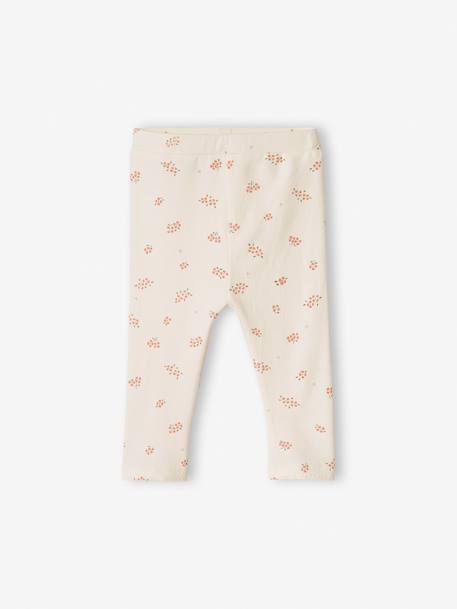 2er-Pack Baby Leggings BASIC Oeko-Tex gedruckt hellbeige+pfirsich 8