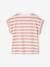 Mädchen T-Shirt, personalisierbar Oeko-Tex - rosa gestreift - 3
