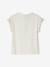Mädchen T-Shirt mit Volantärmeln - dunkelrosa+hellgelb+marine+pfirsich+weiß/hase - 23