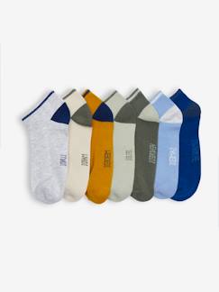 Jungenkleidung-Unterwäsche & Socken-7er-Pack Jungen Sneakersocken BASIC Oeko-Tex