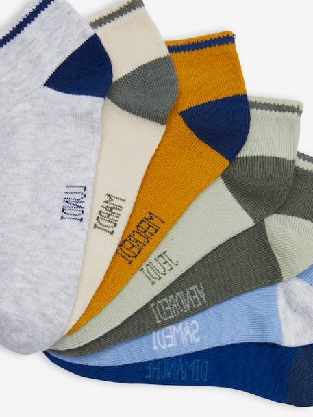 7er-Pack Jungen Sneakersocken BASIC Oeko-Tex grau+graublau 2